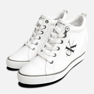 calvin klein ritzy wedge trainers