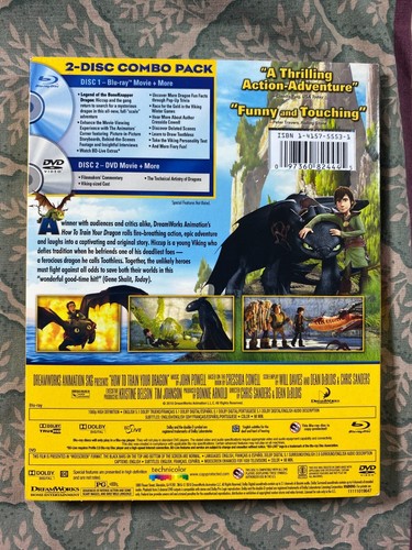 How to Train Your Dragon Blu-Ray + DVD - Picture 2 of 3
