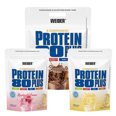 WEIDER Protein 80 Plus | 500 g oder 2 kg | ALLE SORTEN! 