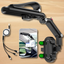 Phone Holder 360  Rotatable Adjustable Sun Visor Car Mount Clip For Most Phones