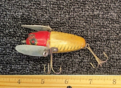 Leurre vintage Heddon Crazy Crawler, leurre de pêche, cadeau de