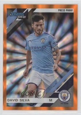 2019 Chronicles Donruss Premier League Press Proof Orange Laser David Silva 0v4e