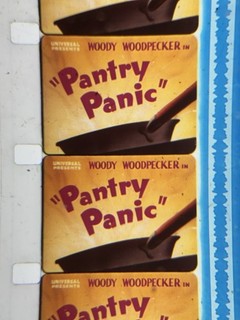 16mm Sound IB Technicolor Cartoon Pantry Panic Woody Woodpecker Exc W/logo 1941