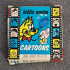 Atlas Films Inc. Kiddie Movies "The Golf Player" 8mm Black  White Film