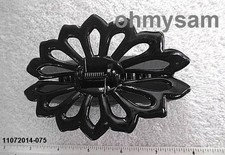 CLOSEOUT 1 1 1 1 PLASTIC LARGE HAIR CLIP FLAT COMB NICKEL LEAD FREE KOREA MIX