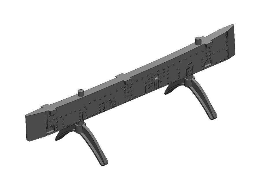 Ki-43 II External Fuel Tanks & Wing Racks (late style) - DEAD Design 3d72004 NEW