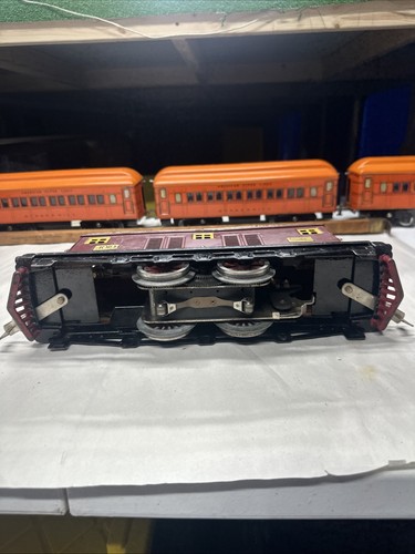 American Flyer Wide Gauge 4019 Prewar Red Electric Engine - Picture 10 of 11