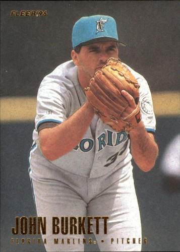 1996 Fleer John Burkett #383 card