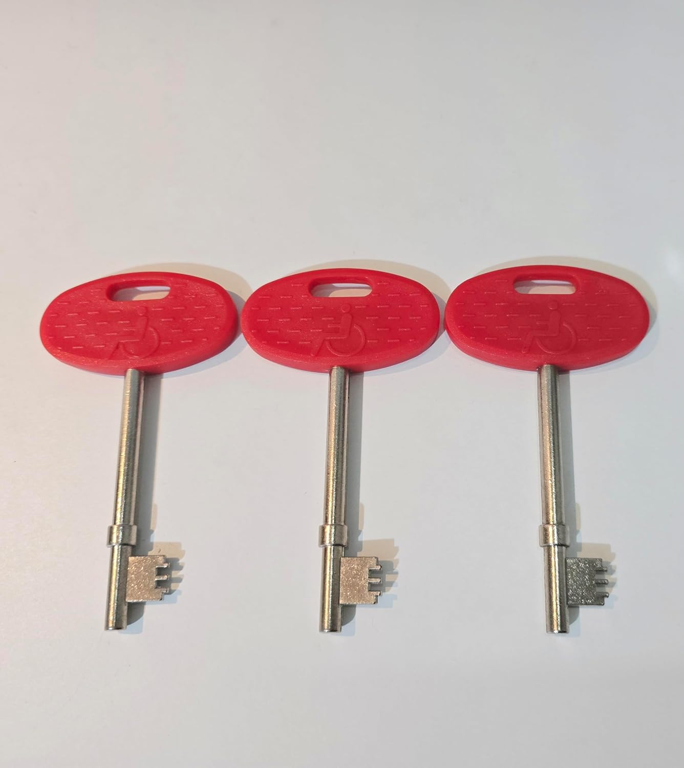 UK -  for Disabled Toilets UK, Braille Easy Turn (Pack of 3) Made of Durable Ste