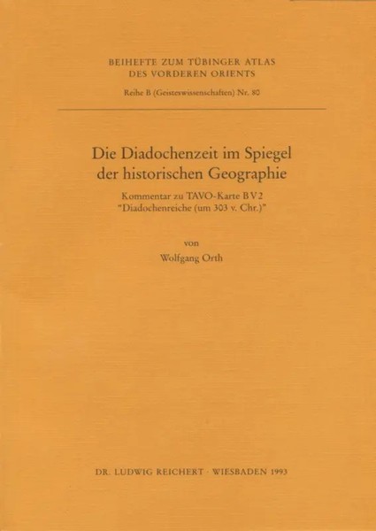 Wolfgang Orth | Die Diadochenzeit Im Spiegel Der Historischen Geographie | Buch-image