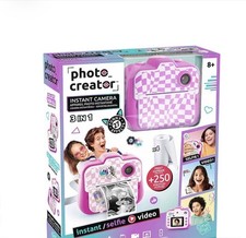 Photo Creator 3 In 1 Instant Camera Photographs Print Personalise Pink Video