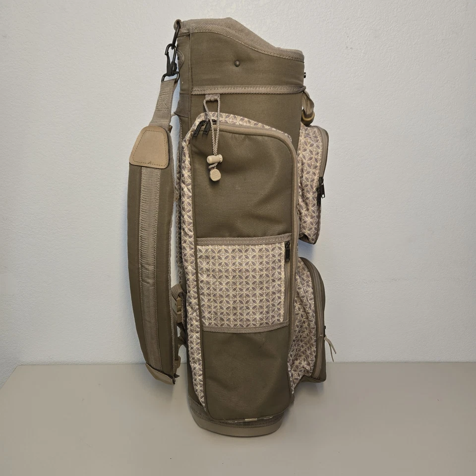 Carro de golf Datrek Sport Hi 5 para damas bolsa de personal - tostado Foto 2 de 4