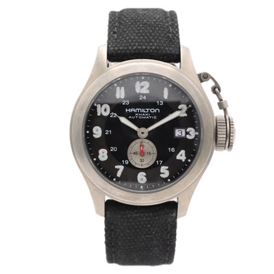 40mm Hamilton Khaki Navy Frogman 27J Men's Automatic Wristwatch Titanium H774150