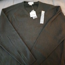 Alfani Men's Regular-Fit Solid Sweater Black XXL NWT