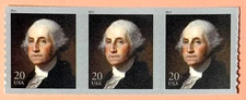 Scott #4512 Strip of 3 Washington 20c MNH Stamps