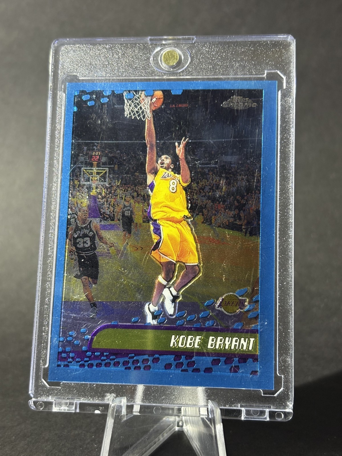 2001-02 Topps Chrome Kobe Bryant #50 Blue Border Lakers