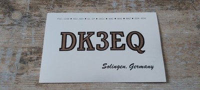 WEST GERMAN AMATEUR RADIO STATION 565 SOLINGEN 11 1983