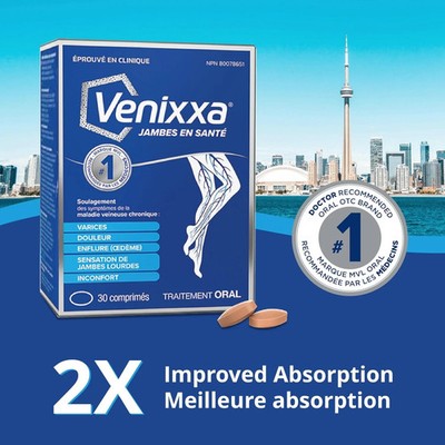 Vein & Circulation Aid 30 Tablets | Leg Comfort Support | From Canada