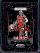 2024 Panini Prizm Monopoly WNBA - Brittney Sykes #38 Icons Red