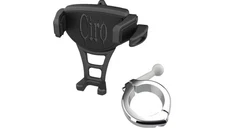 CIRO Gen 2 Constrictor Phone Holder With 1-1/2" Handlebar Mount Black/Chrome