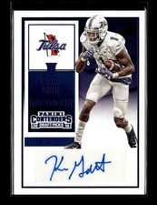 2016 Panini Contenders Draft #346 Keyarris Garrett College Ticket Blue AUTO