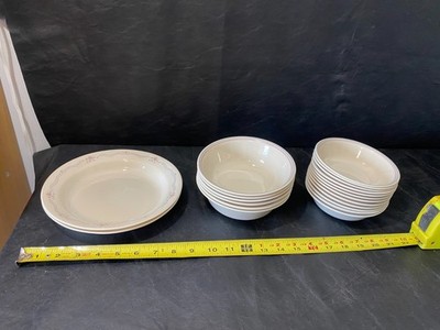 Corelle English Breakfast bowl lot 2 serving 6 soup 12 salad bowls = 20