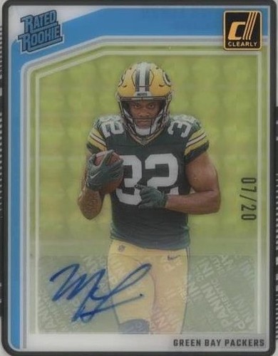 MarShawn Lloyd #/20 Rated Rookie Auto Mosaic 2024 Panini Clearly Donruss Packers