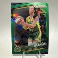 2025 Panini Prizm WNBA - Nika Muhl #127 Green Prizm