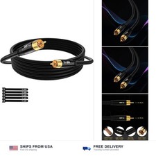 Kxable Subwoofer Cable RCA to RCA Audio Cable 30FT, Digital Coaxial Audio Cab...
