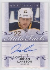 2014-15 Upper Deck Artifacts Autofacts Johan Larsson #A-JL Auto 1o3