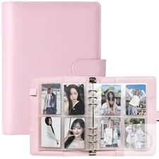 A5 Kpop Photocard Binder, 6 Ring Binder Collector  s Album with 240 Card Slots