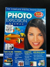 Photo Explosion Deluxe NEW Version 3 Complete Digital Photo Studio Software