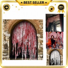 Halloween Bloody Gauze Door Curtain Horror Haunted House Party Decor