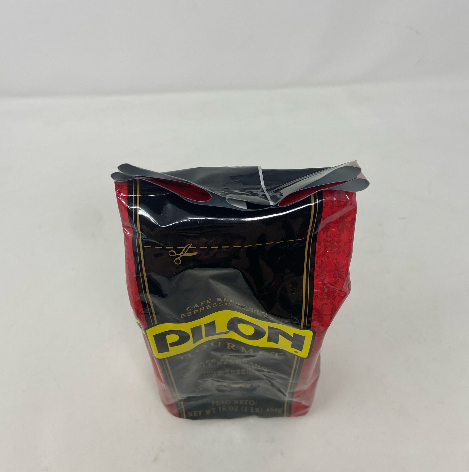 Pilon Gourmet Whole Bean Restaurant Blend Espresso Coffee, Red/Black Bag, 16 oz