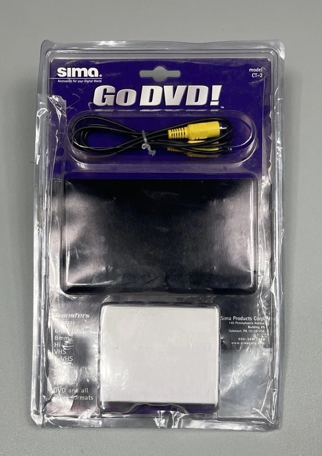 Sima Go DVD CT-2 Digital Video Enhancer and Duplicator New Open Box - Image 2 of 2