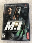 MISSION IMPOSSIBLE M:1 OPERATION SURMA PLAYSTATION 2 PS2 PLAY STATION GAME NESHQ
