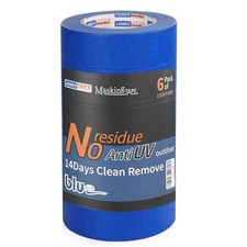 ADHES Blue Painters Tape Blue Tape Painting Tape for Walls,UV 38mm x 55m 6