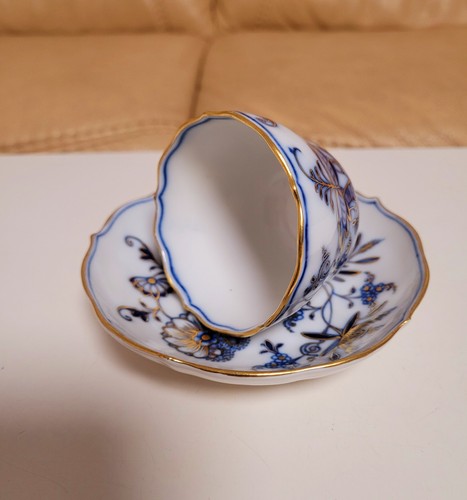 SELTEN,Meissen,1te Wahl, TOP,(1860/1924),Zwiebelmuster,Gold Bemalung,Meißner. - Bild 10 von 20
