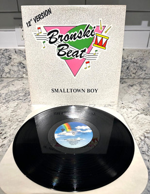 BRONSKI BEAT Smalltown Boy Vintage 1984 12'' Single Vinyl Record MCA 23521 VG+