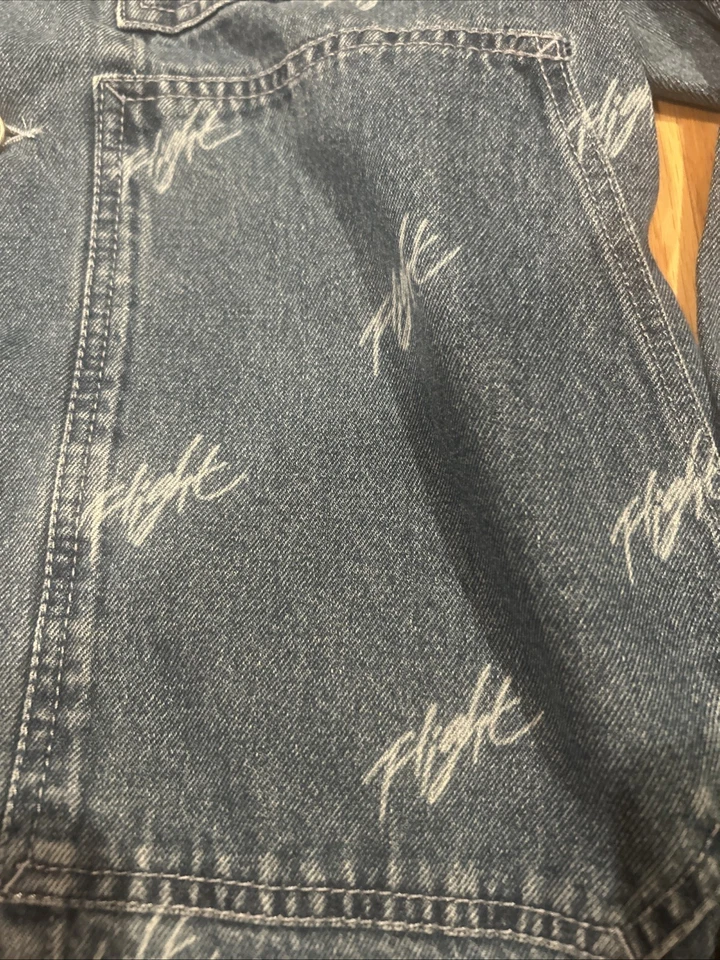 CHAQUETA VAQUERA Nike Jordan FLIGHT Heritage Talla M FN4649 Para hombres Azul Exterior Nueva con Etiquetas Foto 3 de 4