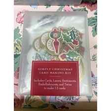 Anna Griffin Simply Christmas Card Making Kit AG-1545 Holiday 12-Card Set New