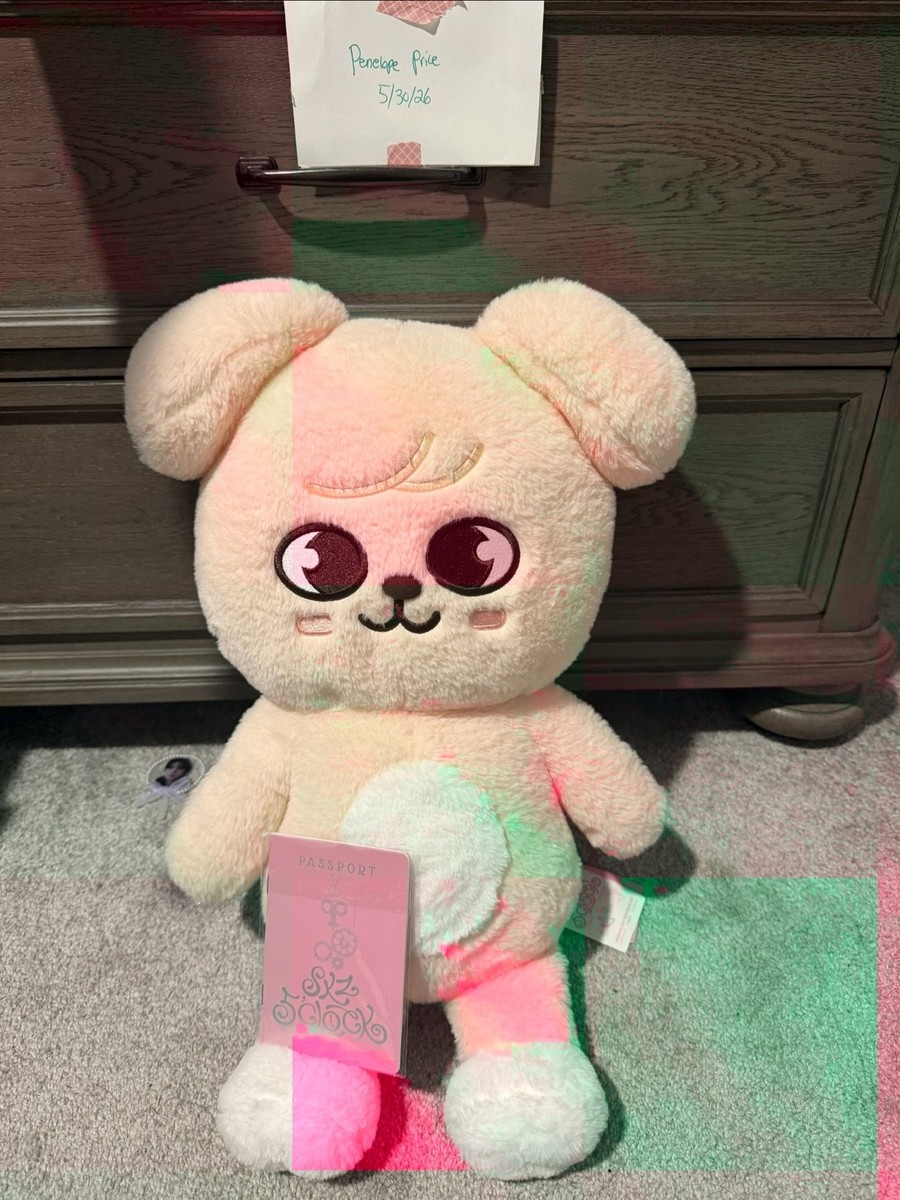 OFFICIAL Stray Kids SKZOO PuppyM Big Plush w Passport 5'clock 60cm