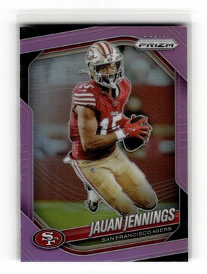 ライジングジングページ Jauan Jennings 2025 Panini Prizm #258 San Francisco 49ers Pink | eBay