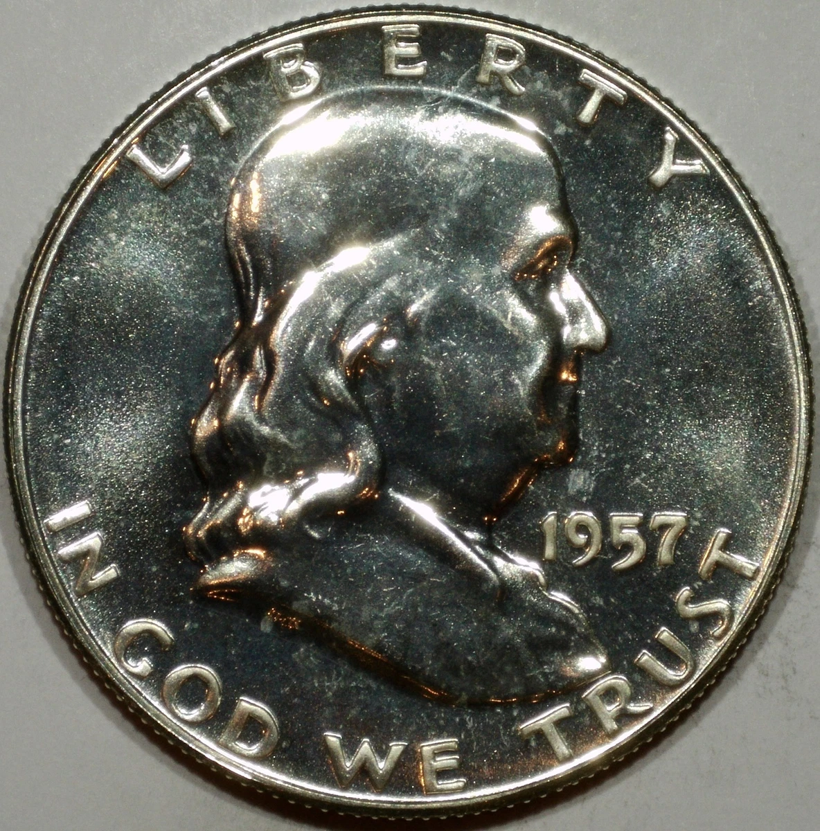 (プルーフ)アメリカ合衆国　フランクリン　ハーフダラー銀貨　1957 1957 Franklin Half Dollars (1948-1963) for sale | eBay