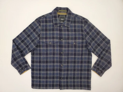 Todd Snyder Plaid Wool Utility Overshirt Jacket Size L Made in Portugal NWOT video thumbnail