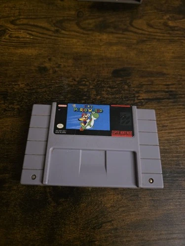 Super Mario World Snes SUPER NINTENDO Snes Game Authentic Works Great