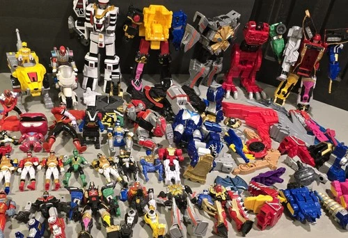 Mighty Morphin Power Rangers Action Figure Toy & Parts Lot Bandai Vintage Modern