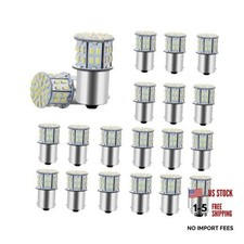 20 Pcs 1156 Car Led Bulb 1141 1003 1156 7506 Ba15s High Brightness Led White