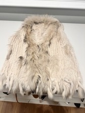 Cream Real Fur Gillet