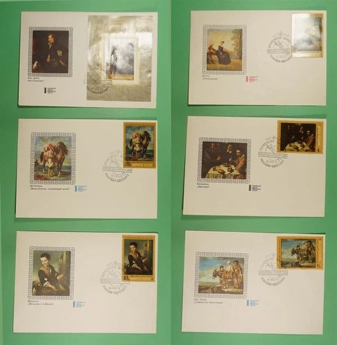 DR WHO 1972 RUSSIA 6 FDC ART R41642